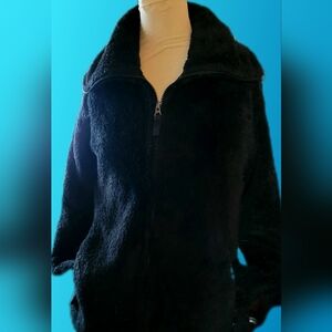 Weatherproof Black Teddy Jacket Womens M